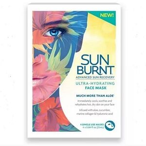 🌹3/$12 SUNBURNT Advanced Sun Recovery Ultra Hydrating Face Mask NEW!